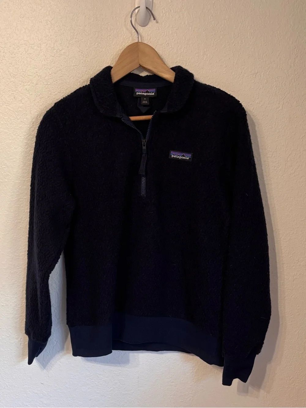 Patagonia Woolyester Fleece 1/4 Zip Jacket Small